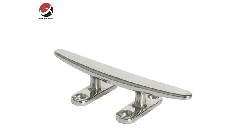 不(bu)鏽鋼輕型(xing)扁羊角索(suǒ)栓-小快艇(tǐng)遊艇輪船(chuan)鑄造